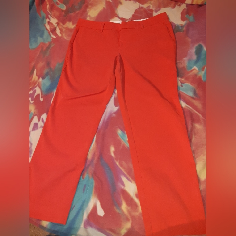 Women's EUC size 12 orange pants